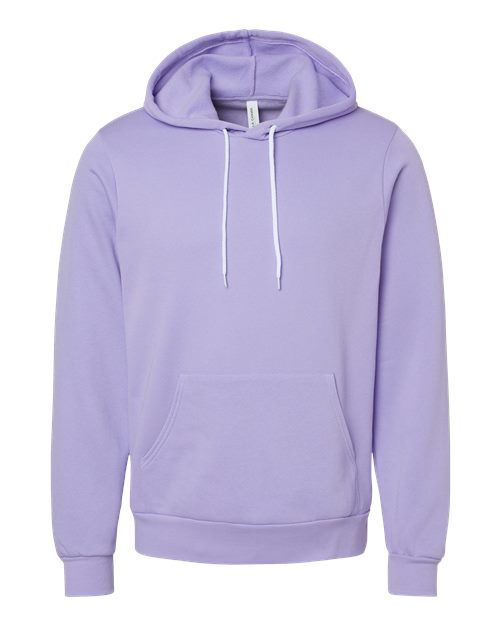 BELLA + CANVAS 3719 - Unisex Sponge Fleece Hoodie Sweatshirt - Dark Lavender