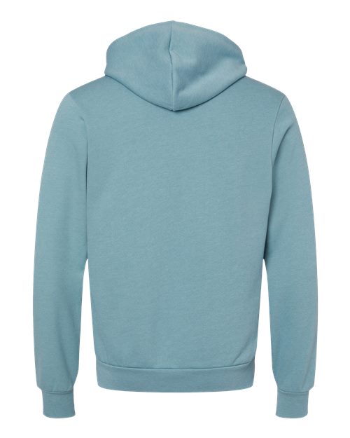 BELLA + CANVAS 3719 - Unisex Sponge Fleece Hoodie Sweatshirt - Heather Blue Lagoon