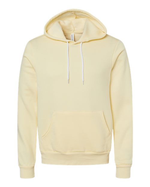 BELLA + CANVAS 3719 - Unisex Sponge Fleece Hoodie Sweatshirt - French Vanilla