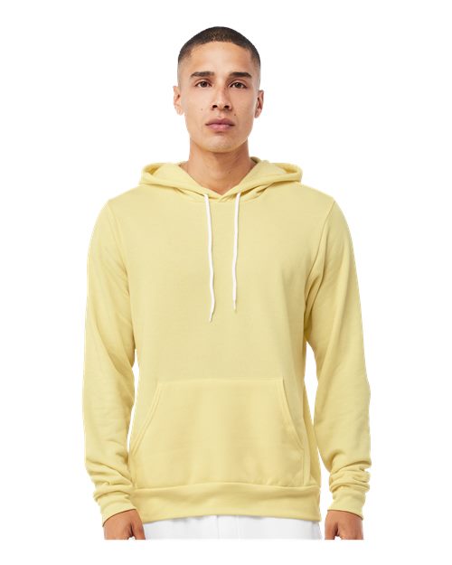 BELLA + CANVAS 3719 - Unisex Sponge Fleece Hoodie Sweatshirt - French Vanilla