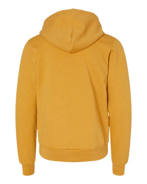 BELLA + CANVAS 3719Y - Youth Sponge Fleece Hoodie Sweatshirt - Heather Mustard