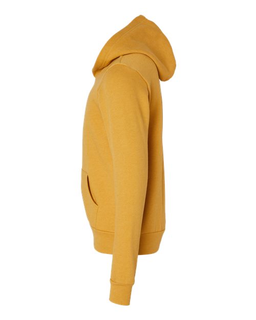 BELLA + CANVAS 3719Y - Youth Sponge Fleece Hoodie Sweatshirt - Heather Mustard