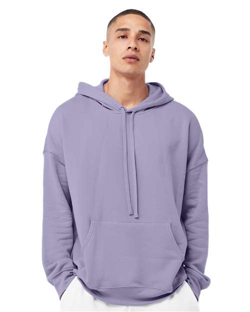 BELLA + CANVAS 3729 - Unisex Sponge Fleece Drop Shoulder Hoodie Sweatshirt - Dark Lavender