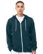 BELLA + CANVAS 3739 - Unisex Sponge Fleece Full-Zip Hoodie Sweatshirt - Atlantic