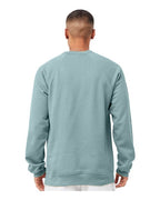 BELLA + CANVAS 3901 - Unisex Sponge Fleece Raglan Crewneck Sweatshirt - Heather Blue Lagoon