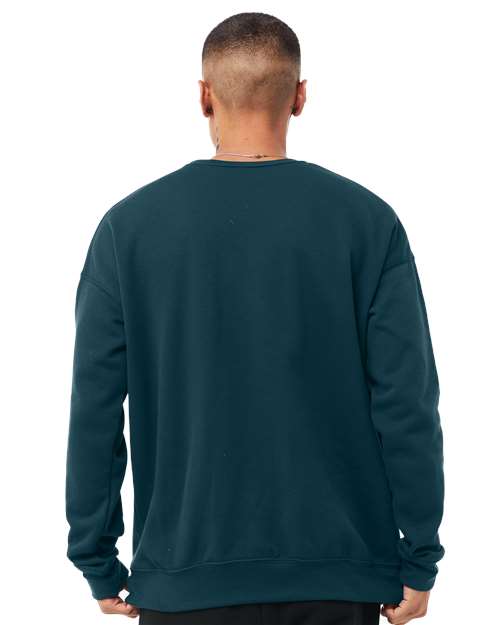 BELLA + CANVAS 3945 - Unisex Sponge Fleece Drop Shoulder Crewneck Sweatshirt - Atlantic