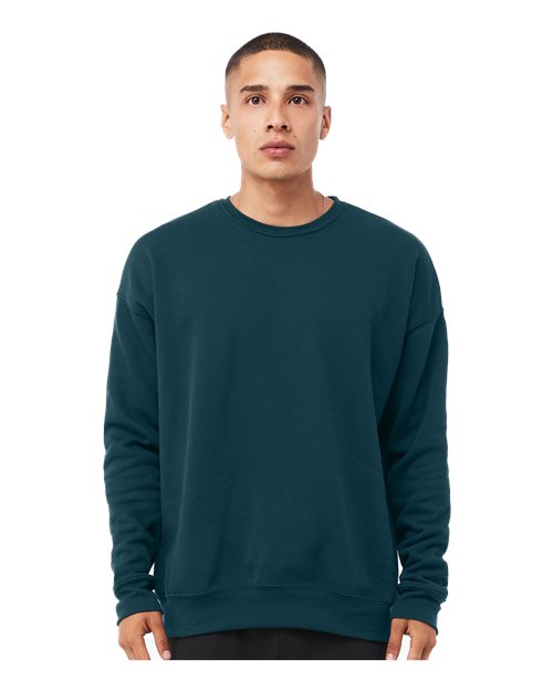 BELLA + CANVAS 3945 - Unisex Sponge Fleece Drop Shoulder Crewneck Sweatshirt - Atlantic