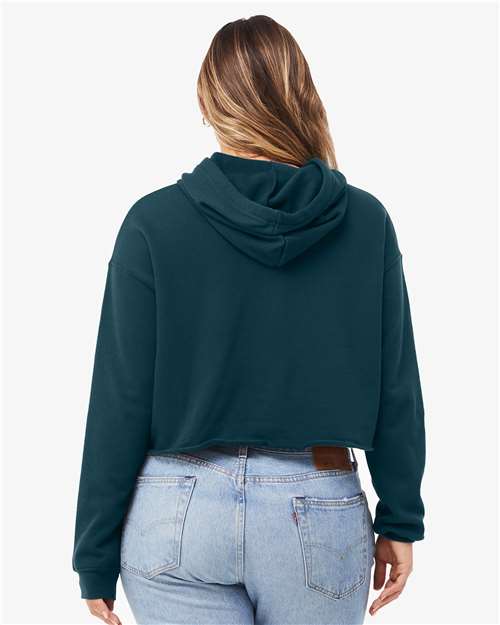BELLA + CANVAS 7502 - Women's Crop Hoodie Sweatshirt - Atlantic