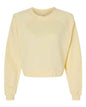 BELLA + CANVAS 7505 - Women's Crop Raglan Crewneck Sweatshirt