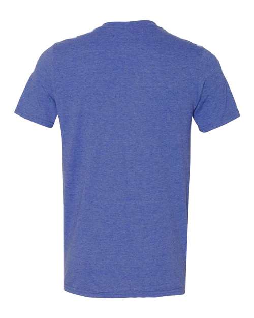 Gildan 980 - Unisex Softstyle Lightweight T-Shirt - Heather Blue