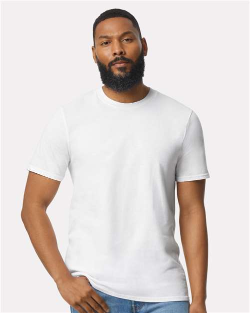 Gildan 980 - Unisex Softstyle Lightweight T-Shirt - White