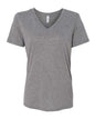 BELLA + CANVAS 6415 - Women's Relaxed Triblend V-Neck Tee - Grey Triblend