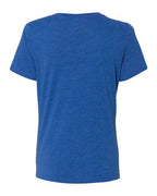 BELLA + CANVAS 6415 - Women's Relaxed Triblend V-Neck Tee - True Royal Triblend