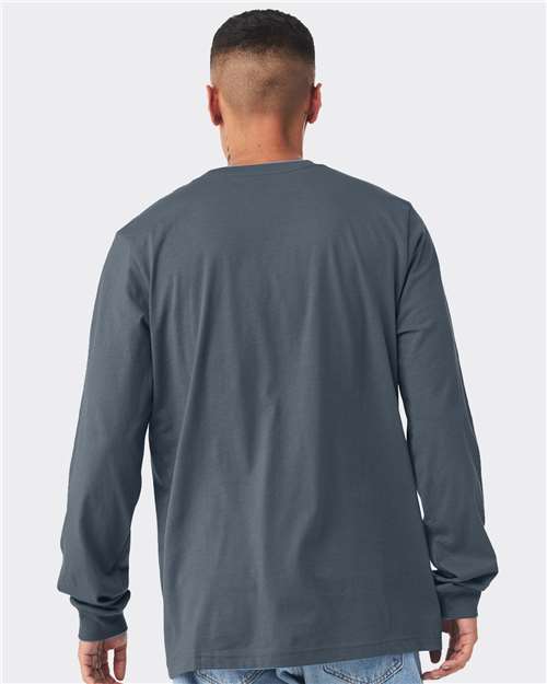 BELLA + CANVAS 3501 - Unisex Jersey Long Sleeve Tee - Vintage Navy