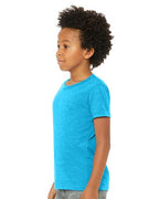 BELLA + CANVAS 3001YCVC - Youth CVC Jersey Tee - Neon Blue