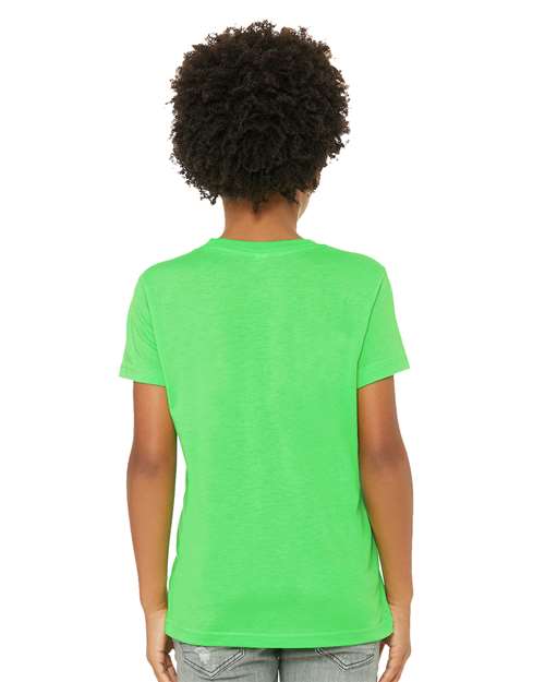 BELLA + CANVAS 3001YCVC - Youth CVC Jersey Tee - Neon Green