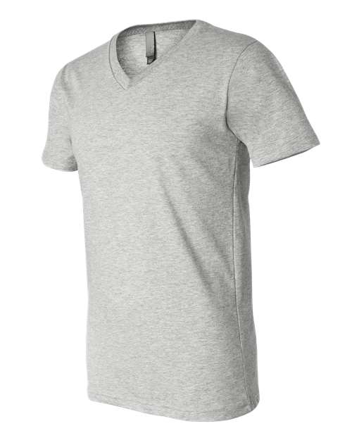 BELLA + CANVAS 3005CVC - Unisex Heather CVC V-Neck Tee - Athletic Heather