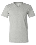 BELLA + CANVAS 3005CVC - Unisex Heather CVC V-Neck Tee - Athletic Heather