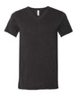 BELLA + CANVAS 3005CVC - Unisex Heather CVC V-Neck Tee - Black Heather