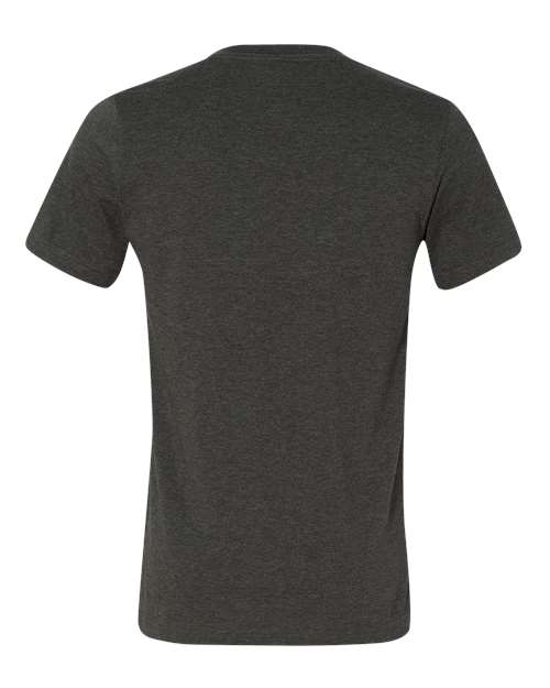 BELLA + CANVAS 3005CVC - Unisex Heather CVC V-Neck Tee - Dark Grey Heather