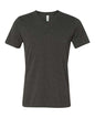 BELLA + CANVAS 3005CVC - Unisex Heather CVC V-Neck Tee - Dark Grey Heather