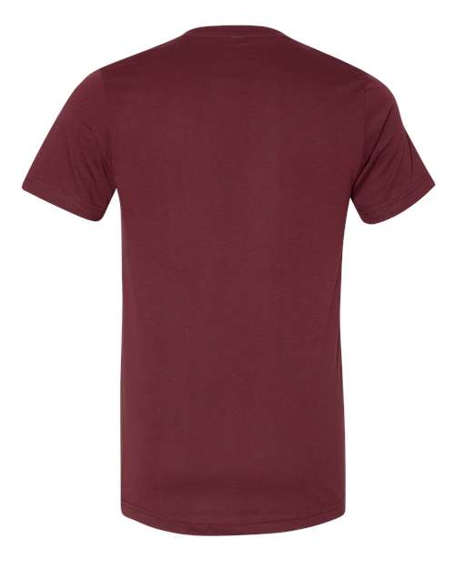 BELLA + CANVAS 3005CVC - Unisex Heather CVC V-Neck Tee - Heather Cardinal