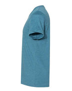BELLA + CANVAS 3005CVC - Unisex Heather CVC V-Neck Tee - Heather Deep Teal