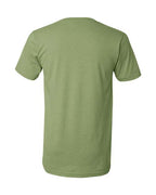 BELLA + CANVAS 3005CVC - Unisex Heather CVC V-Neck Tee - Heather Green