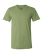 BELLA + CANVAS 3005CVC - Unisex Heather CVC V-Neck Tee - Heather Green