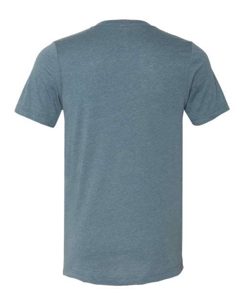 BELLA + CANVAS 3005CVC - Unisex Heather CVC V-Neck Tee - Heather Slate