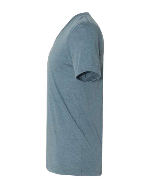 BELLA + CANVAS 3005CVC - Unisex Heather CVC V-Neck Tee - Heather Slate