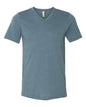 BELLA + CANVAS 3005CVC - Unisex Heather CVC V-Neck Tee - Heather Slate