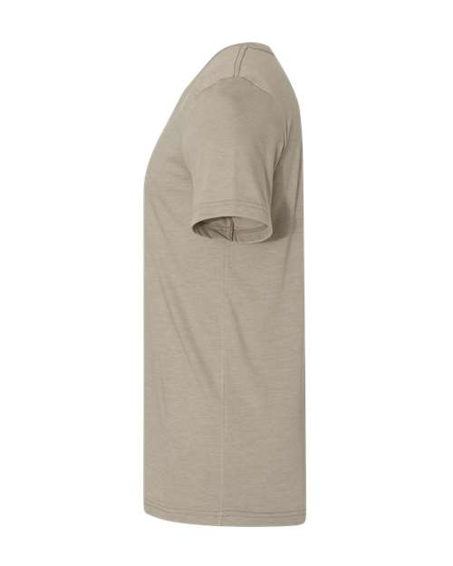 BELLA + CANVAS 3005CVC - Unisex Heather CVC V-Neck Tee - Heather Stone
