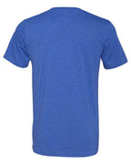 BELLA + CANVAS 3005CVC - Unisex Heather CVC V-Neck Tee - Heather True Royal