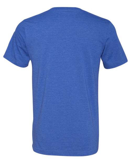 BELLA + CANVAS 3005CVC - Unisex Heather CVC V-Neck Tee - Heather True Royal