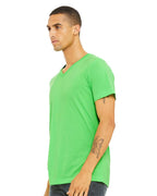 BELLA + CANVAS 3005CVC - Unisex Heather CVC V-Neck Tee - Neon Green