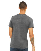 BELLA + CANVAS 3655 - Unisex Textured Jersey V-Neck Tee - Asphalt Slub