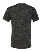 BELLA + CANVAS 3655 - Unisex Textured Jersey V-Neck Tee - Black Marble