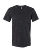BELLA + CANVAS 3655 - Unisex Textured Jersey V-Neck Tee - Black Mineral Wash