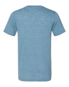 BELLA + CANVAS 3655 - Unisex Textured Jersey V-Neck Tee - Denim Slub