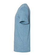 BELLA + CANVAS 3655 - Unisex Textured Jersey V-Neck Tee - Denim Slub