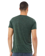 BELLA + CANVAS 3655 - Unisex Textured Jersey V-Neck Tee - Forest Marble