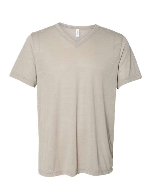 BELLA + CANVAS 3655 - Unisex Textured Jersey V-Neck Tee - Stone Marble