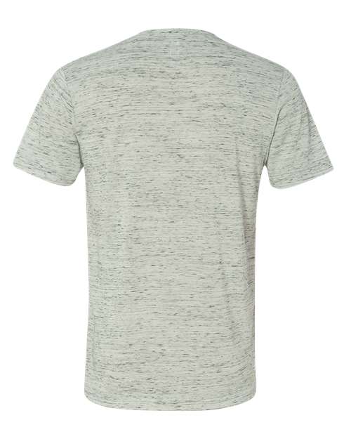 BELLA + CANVAS 3655 - Unisex Textured Jersey V-Neck Tee - White Marble