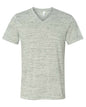 BELLA + CANVAS 3655 - Unisex Textured Jersey V-Neck Tee - White Marble