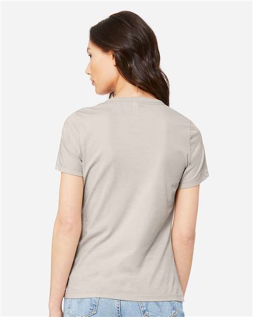 BELLA + CANVAS 6405CVC - Women's Relaxed Heather CVC V-Neck Tee - Heather Dust