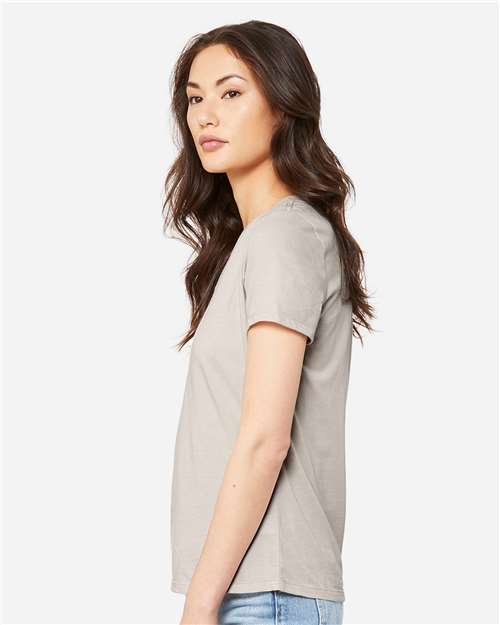 BELLA + CANVAS 6405CVC - Women's Relaxed Heather CVC V-Neck Tee - Heather Dust