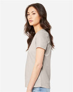 BELLA + CANVAS 6405CVC - Women's Relaxed Heather CVC V-Neck Tee - Heather Dust