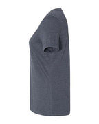 BELLA + CANVAS 6405CVC - Women's Relaxed Heather CVC V-Neck Tee - Heather Navy