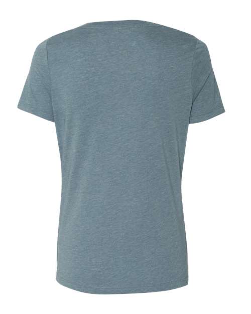 BELLA + CANVAS 6405CVC - Women's Relaxed Heather CVC V-Neck Tee - Heather Slate